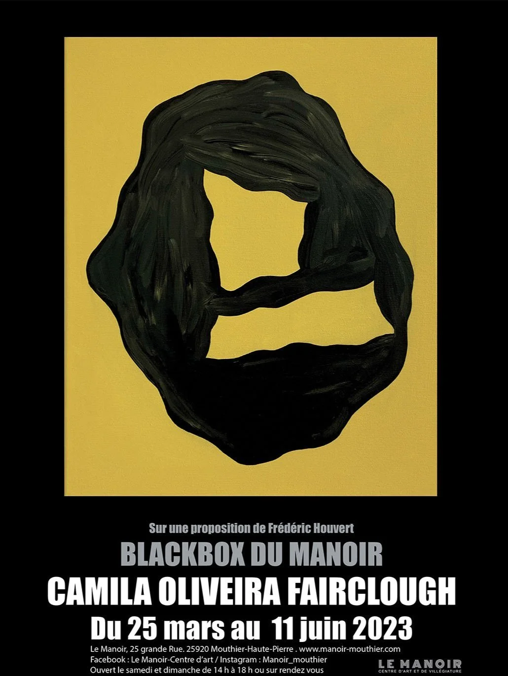 CAMILA OLIVEIRA FAIRCLOUGH - "Blackbox du Manoir", Le Manoir Centre d'art et de villégiature, Mouthier-Haute-Pierre, France