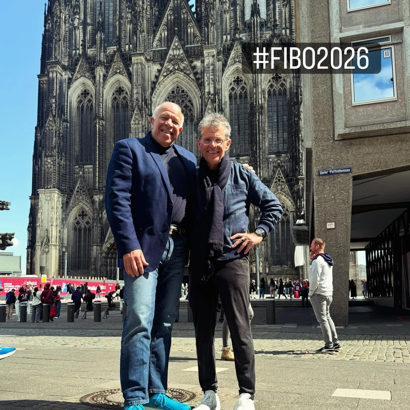 Seeing @salpellegrino attend his first @europe_active HFF and @fiboofficial is going to be such a treat ! Good morning Cologne !