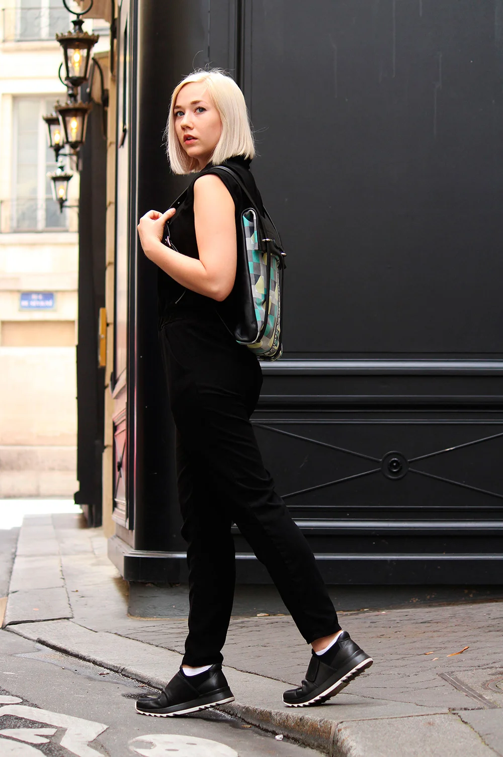 Shooting de la collab entre Coralie Prevert et NaSoNgo, portée par Lindsey Lotze et photographiée par Jonce Studio à Paris.