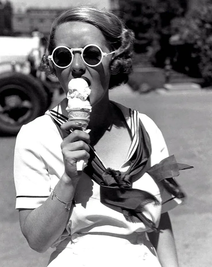 Bette Davis doubles up.
