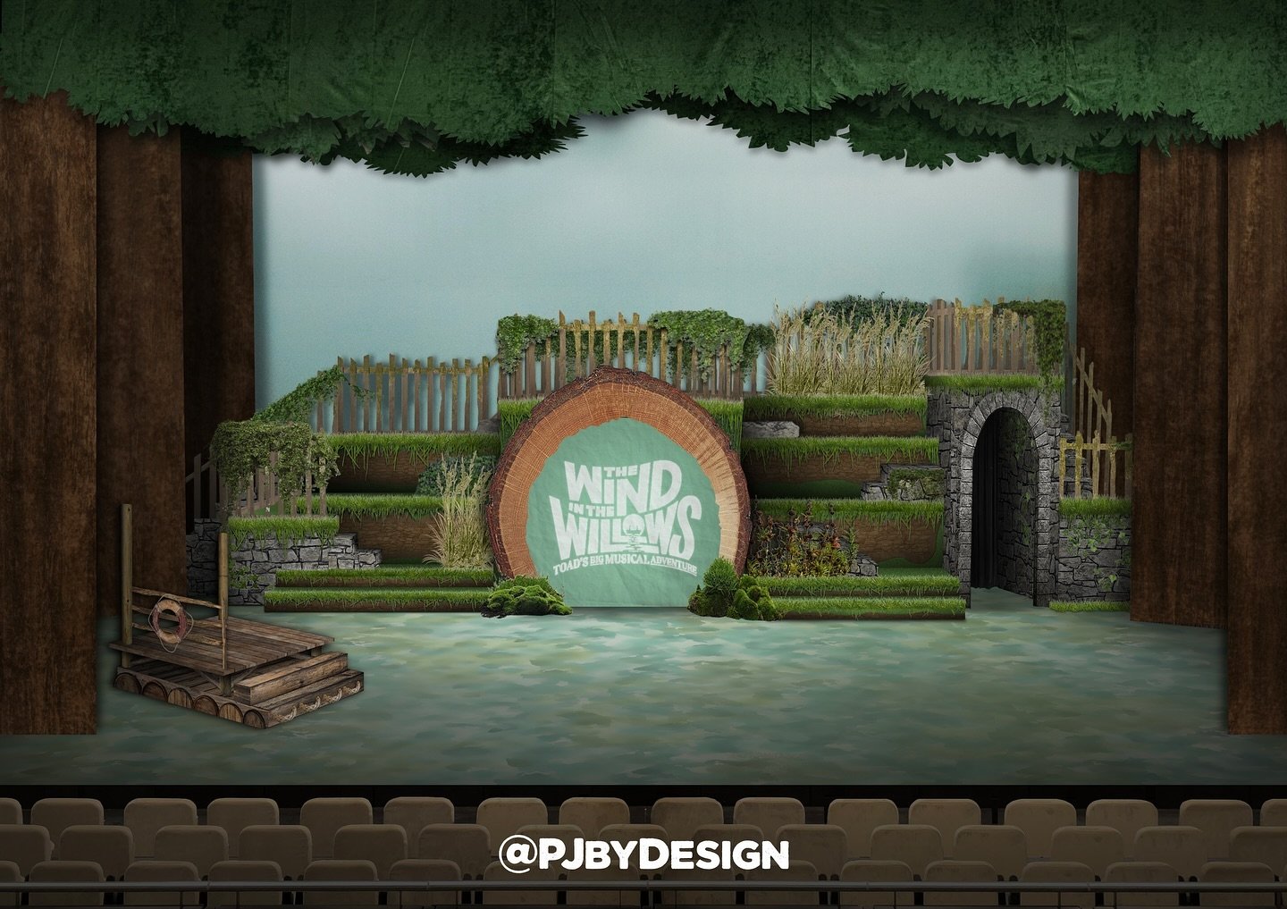 🌿 Some concept-sketch-to-final-set comparisons for a few of the different locations that we needed to transform our base Riverbank structure into 

As well as some of my ideas for the various vehicles that play a big part in Toad&rsquo;s misadventur