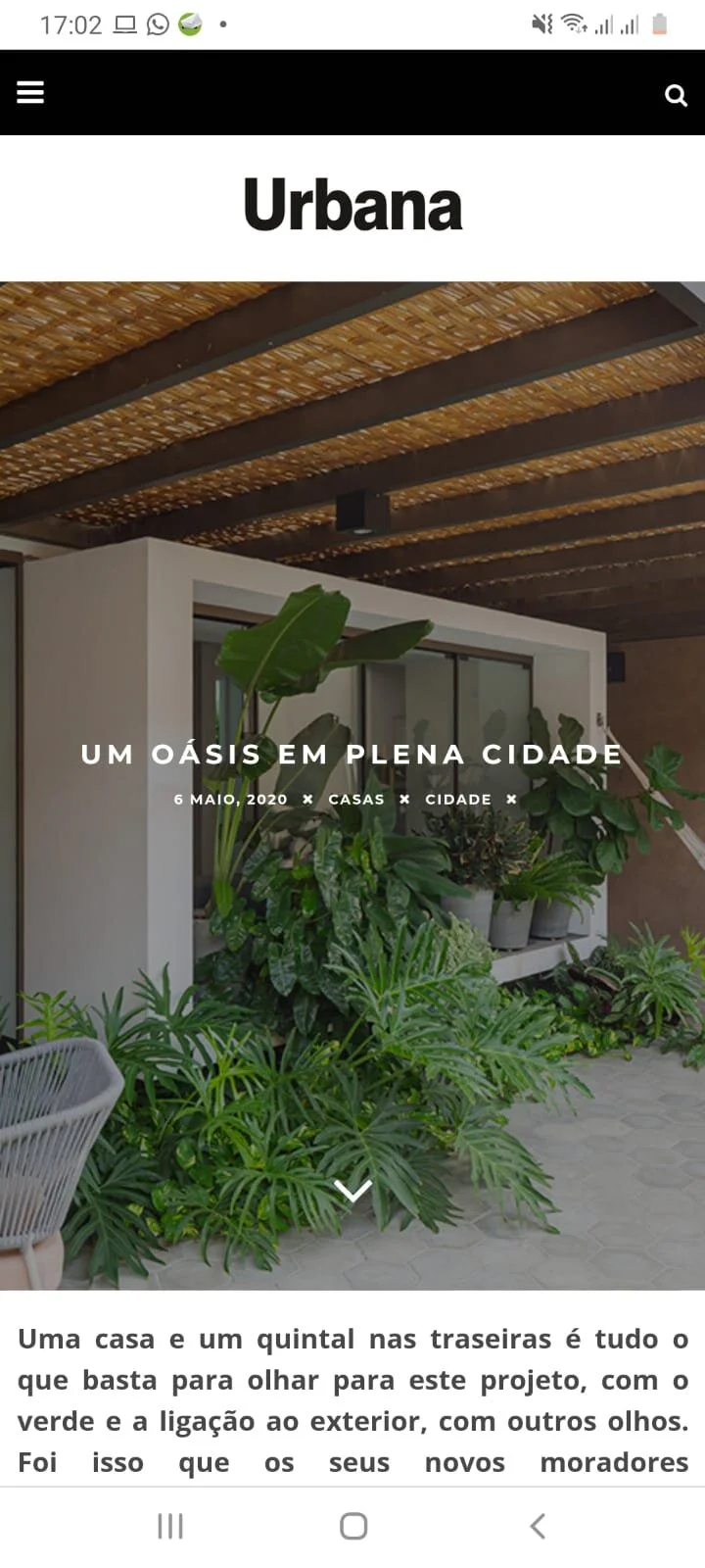 urbana pt - oásis house