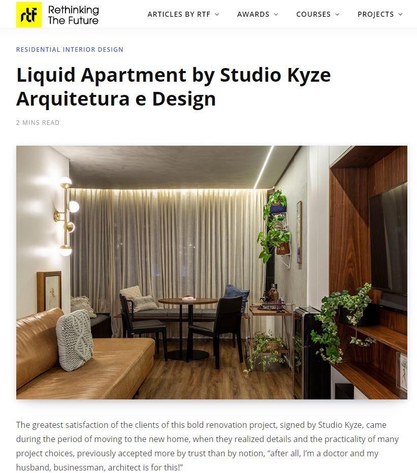 rethinking the future - apartamento líquido