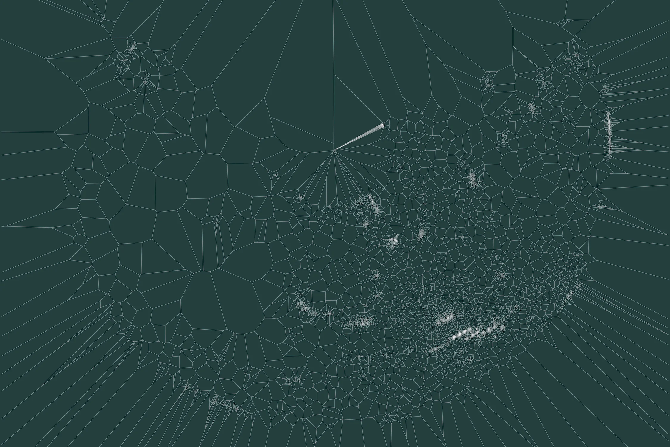 “The question is,” D’Arcy asks, “to what particular force are we to ascribe the plane surfaces and definite angles which define the sides of the cell in all these cases, and the ends of the cell in cases where one row meets and opposes another. We h