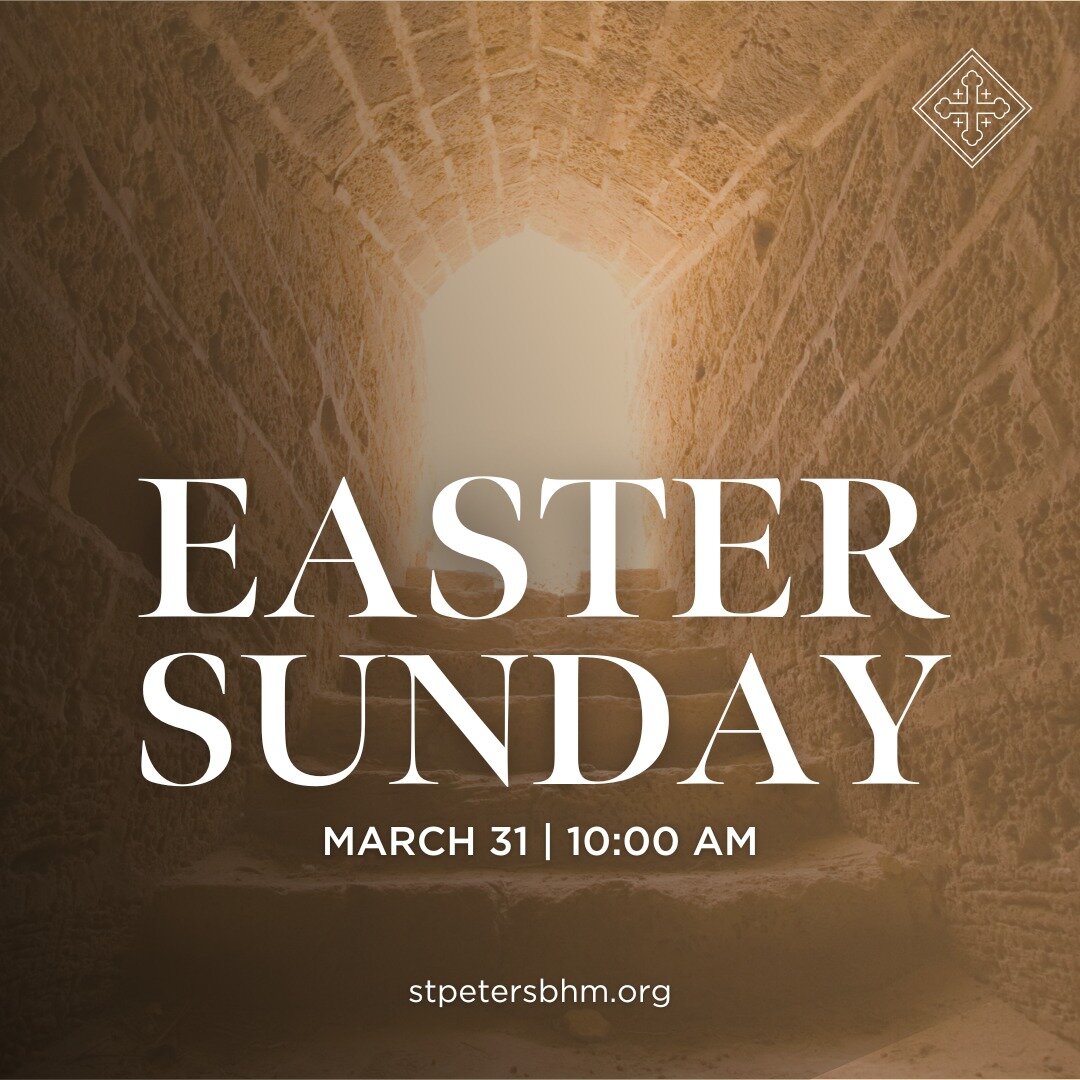 Tomorrow we'll utter the words that changed history: He is risen! Join us as we celebrate the resurrection! Shuttles will begin at 9:20 am from Crestline. And remember Mark Gignilliat's Core Class will not meet but resume Apr. 7.