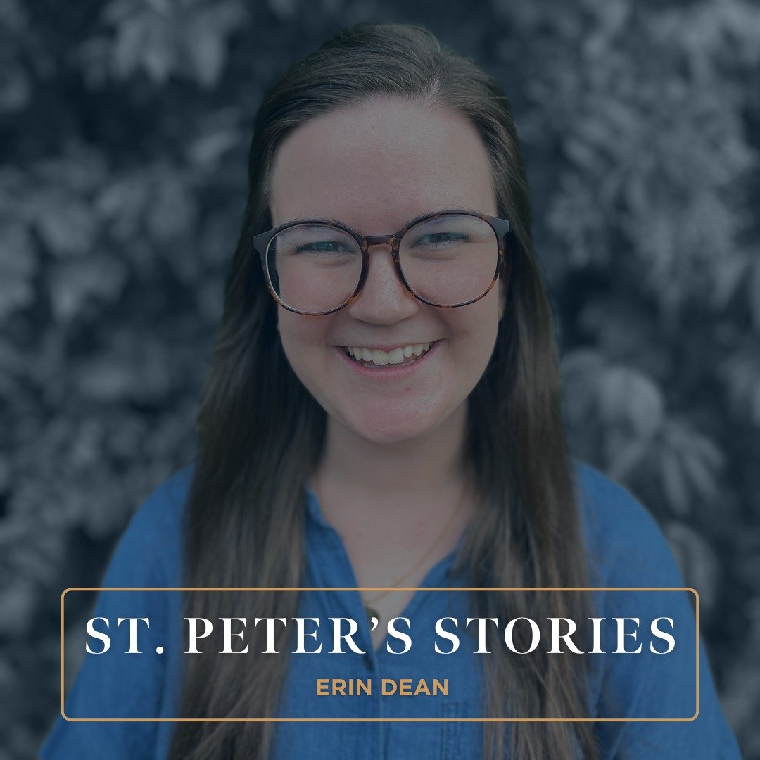 Join us tomorrow at 9:00 am for a St. Peter's Story with Erin Dean! As we recently announced, Erin will begin serving as our new Director of Children's Ministry next month. She and her husband Blake have served faithfully as our Beeson interns this p