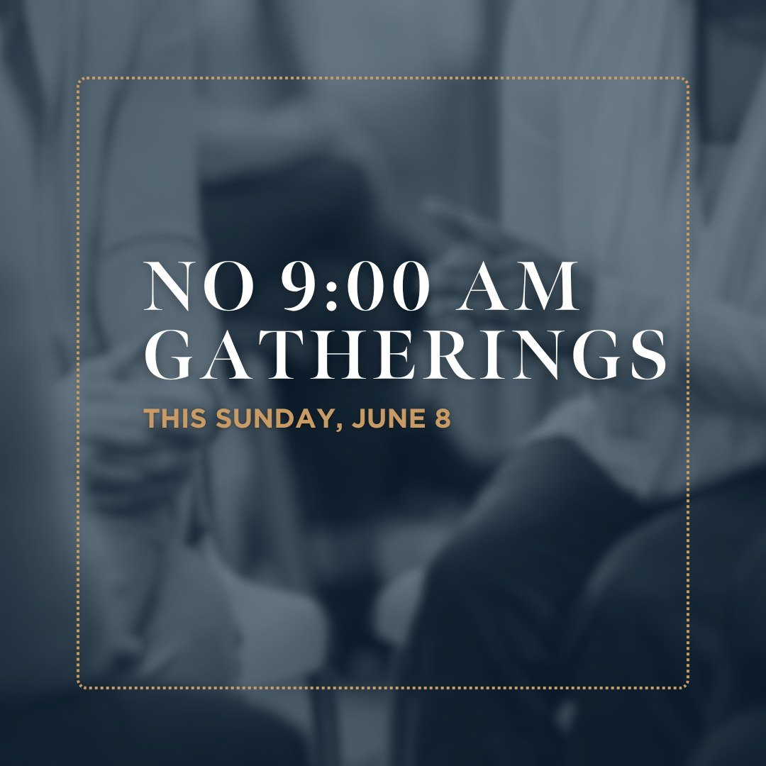 In light of the prep taking place for Vacation Bible School, 9:00am Core Classes and Kids Discipleship will not meet tomorrow. We'll resume these gatherings next week!