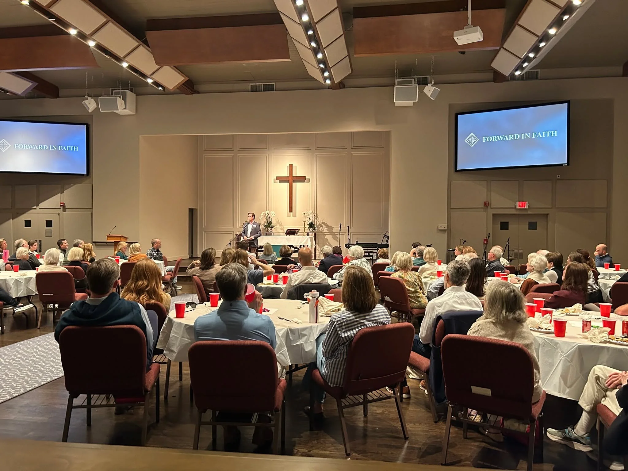 Last night's St. Peter's Supper was such a special time of fellowship and prayer! We heard updates from our leadership about the progress on our building project and spent extended time in prayer over the building as well as other important ministry