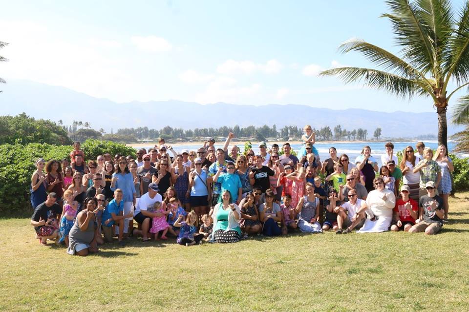 HMR Congregation at a recent beach service and baptism 
