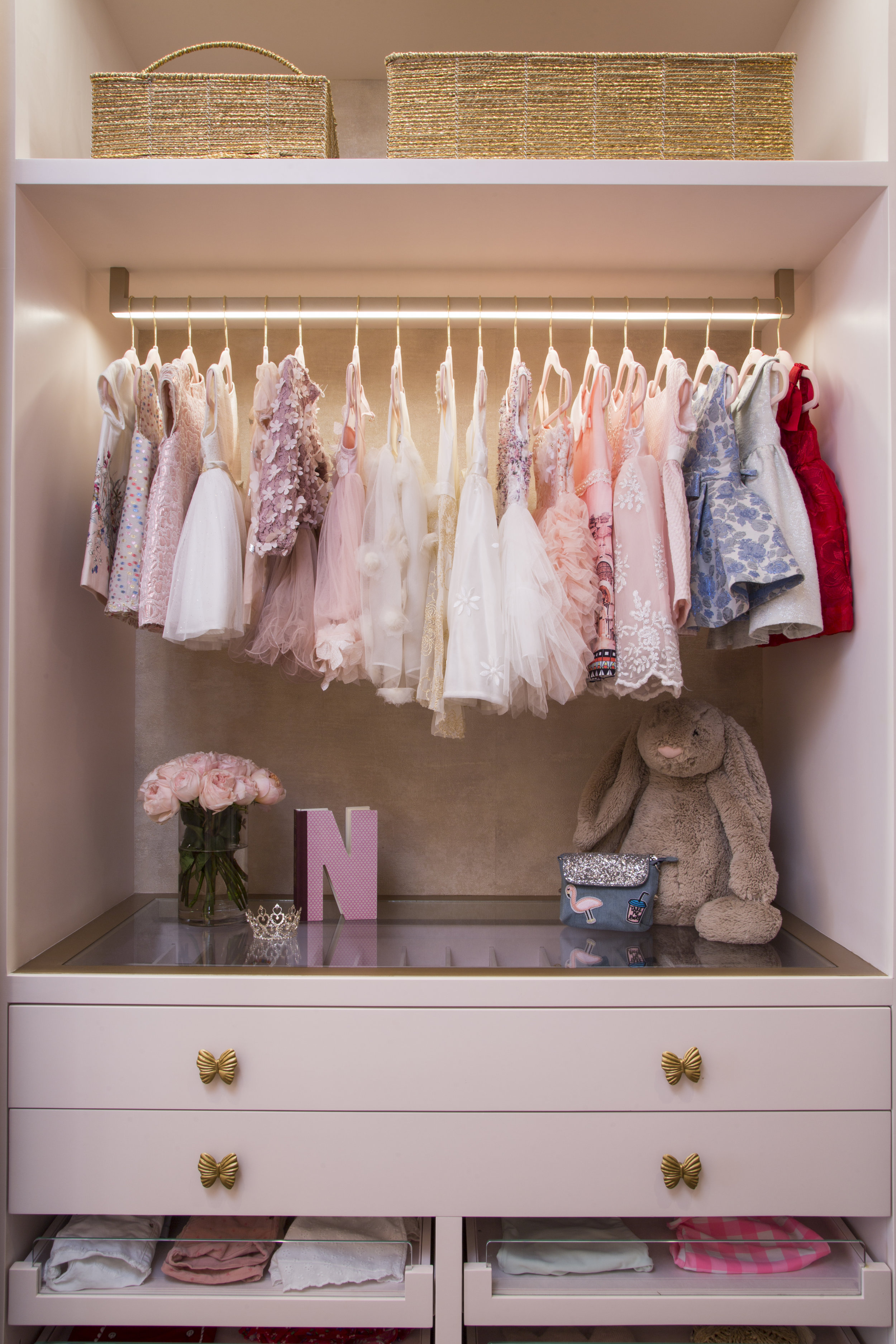 on pink My Dark Angel Baby Clothing Closet Dividers ~ Weekly Closet Organizers ~ Goth Nursery ~ Goth girl Baby shower gift 692M