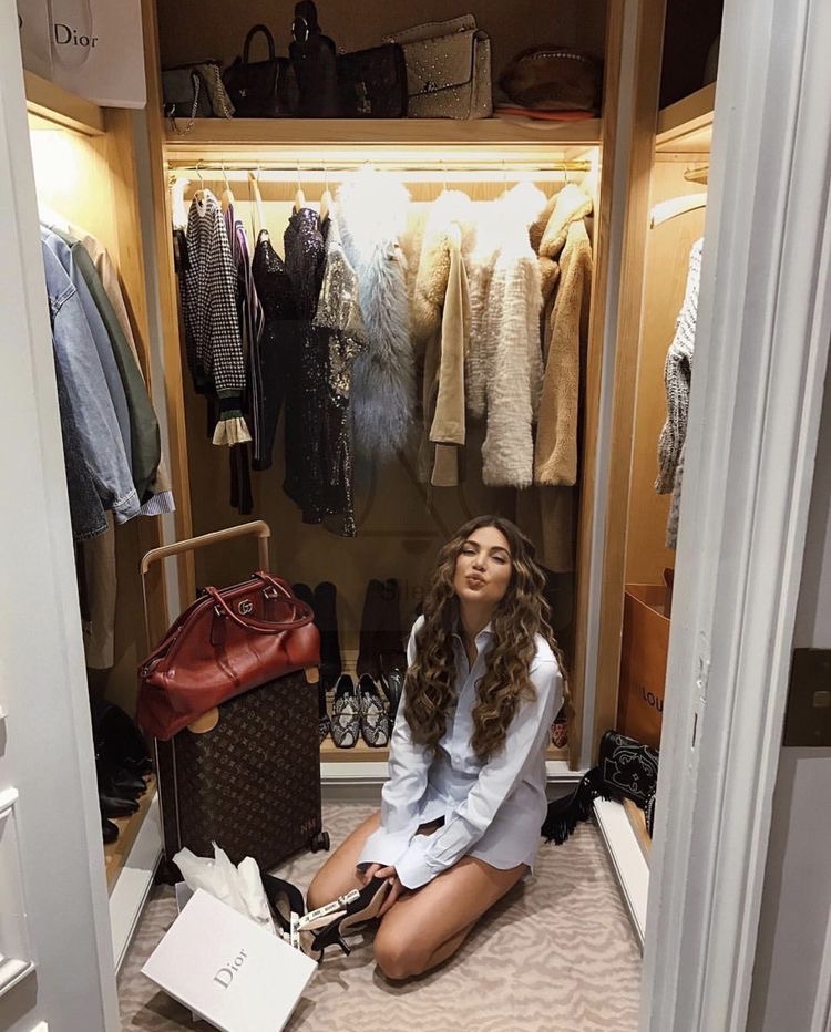 Replying to @Rumz Here's the full closet tour✨ #luxury #home