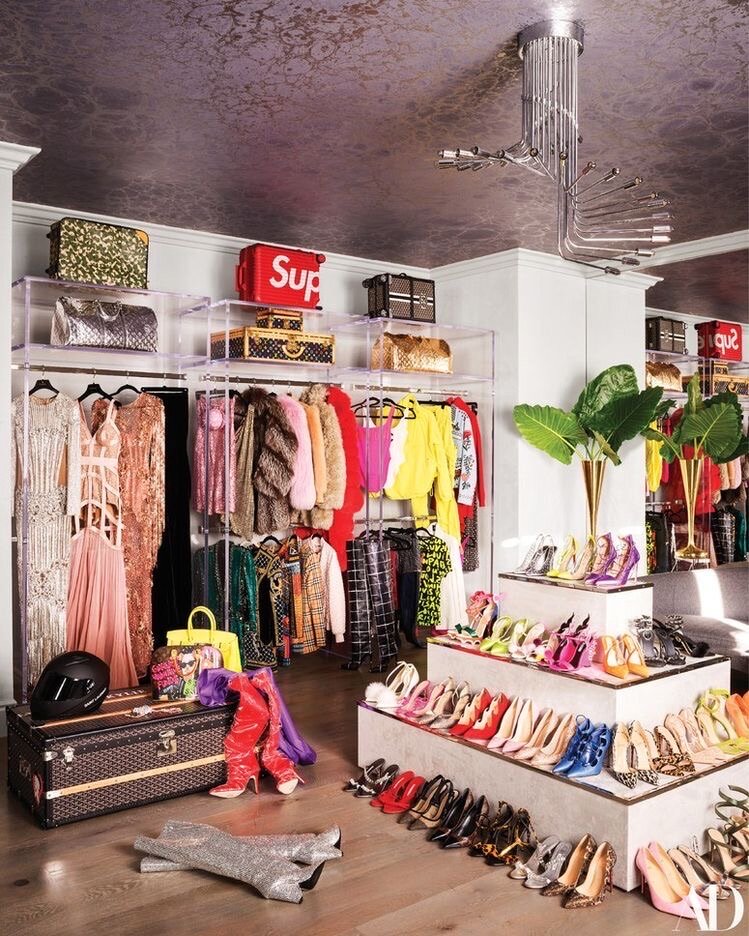 walk in french style closet shoe organization shelf shelving hacks ikea on  a budget glam celebrity kylie jenner kardashian dressing room shop room  ideas – Shop Room Ideas