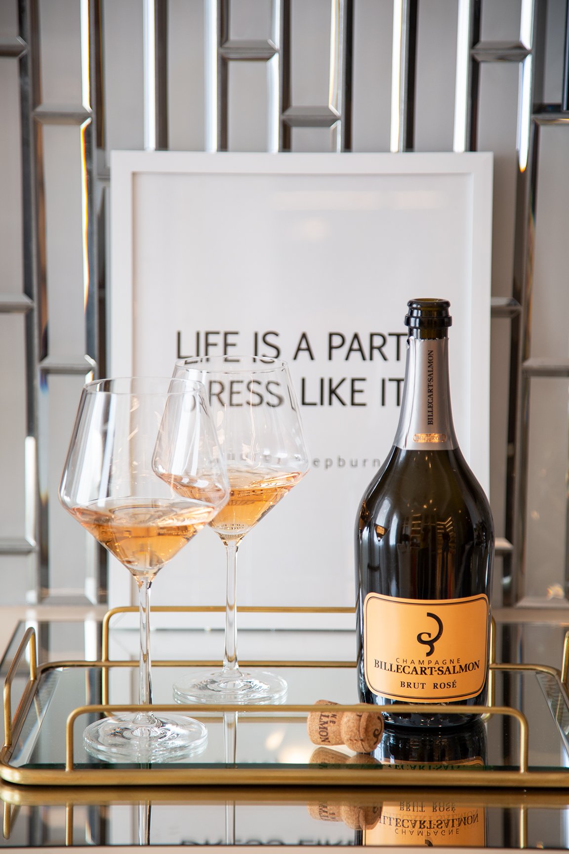 Champagne and Chanel Launch! — Customizable Squarespace