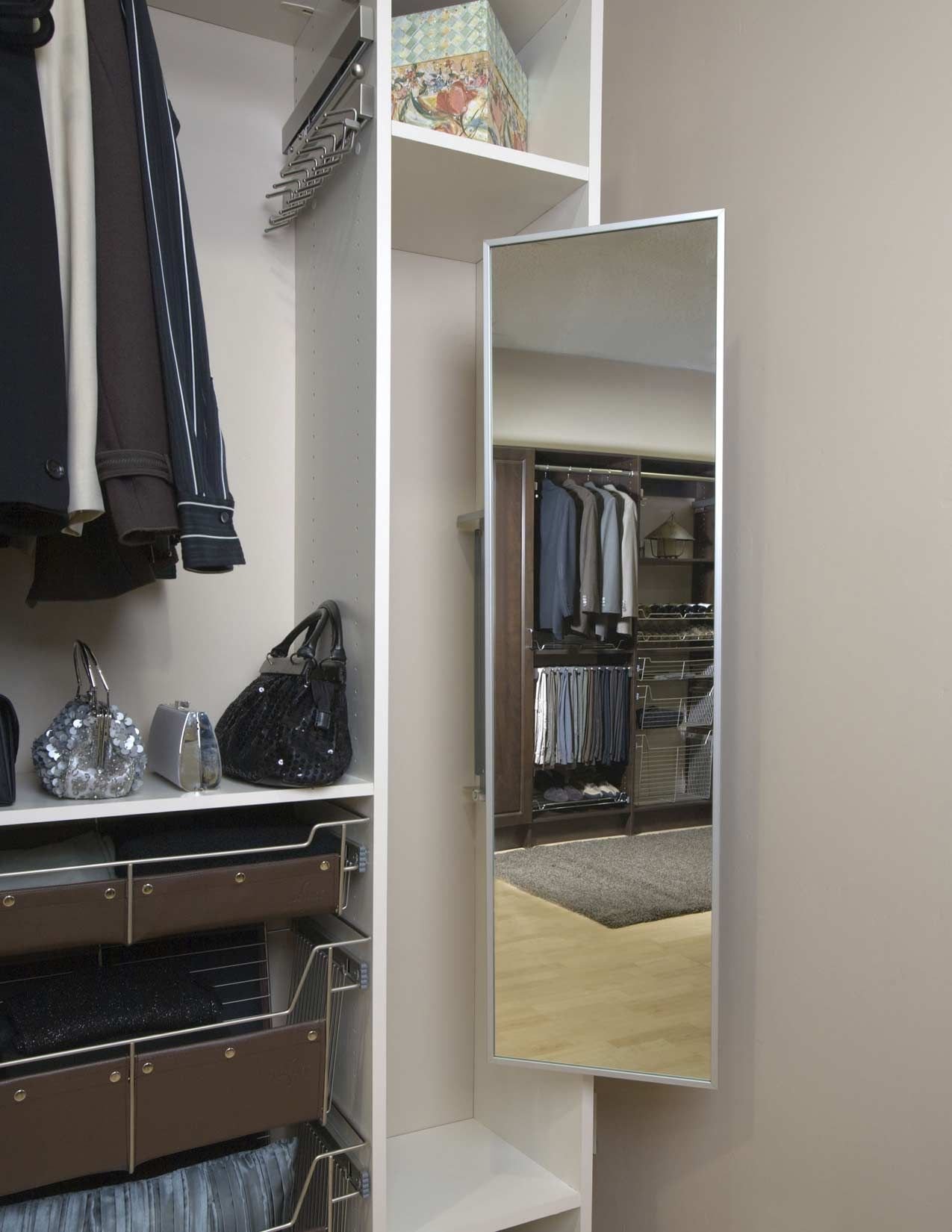 Clever Closet Mirrors — La Closet Design
