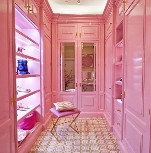 barbie louis vuitton walk in closet