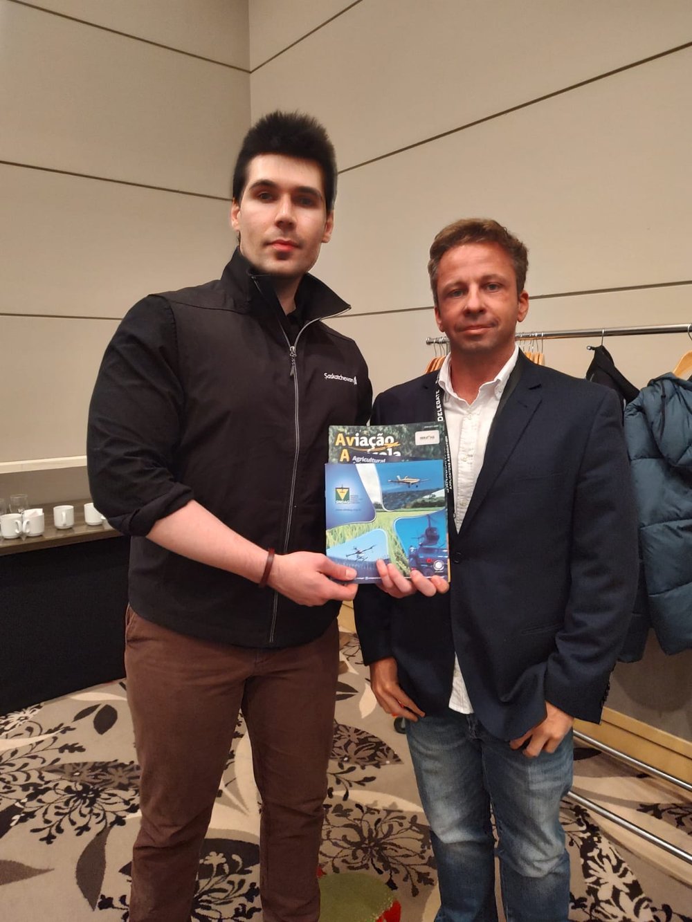  The leader of Sindag with the Brazilian PhD in Agronomy Igor de Albuquerque, based in Canada, where he is an expert for the  of Saskatchewan’s Ministry of Agriculture. 