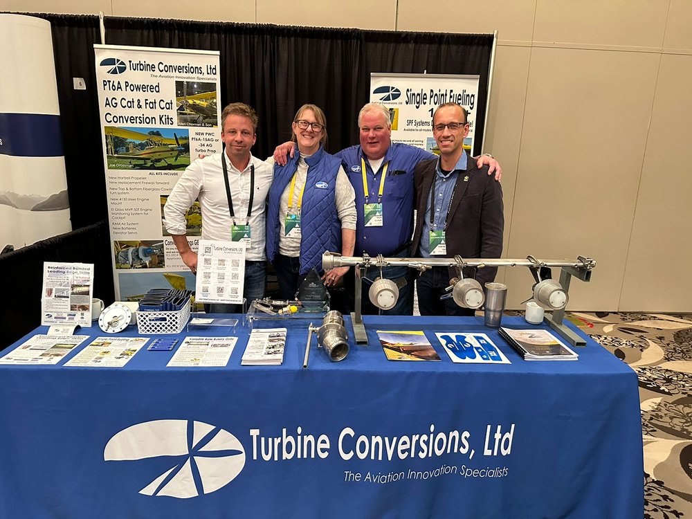  Colle and Silva also spoke with Ann and Mark Grahek, from Turbine Conversions – since 2017 also present at the Brazilian AgAv Congress. 