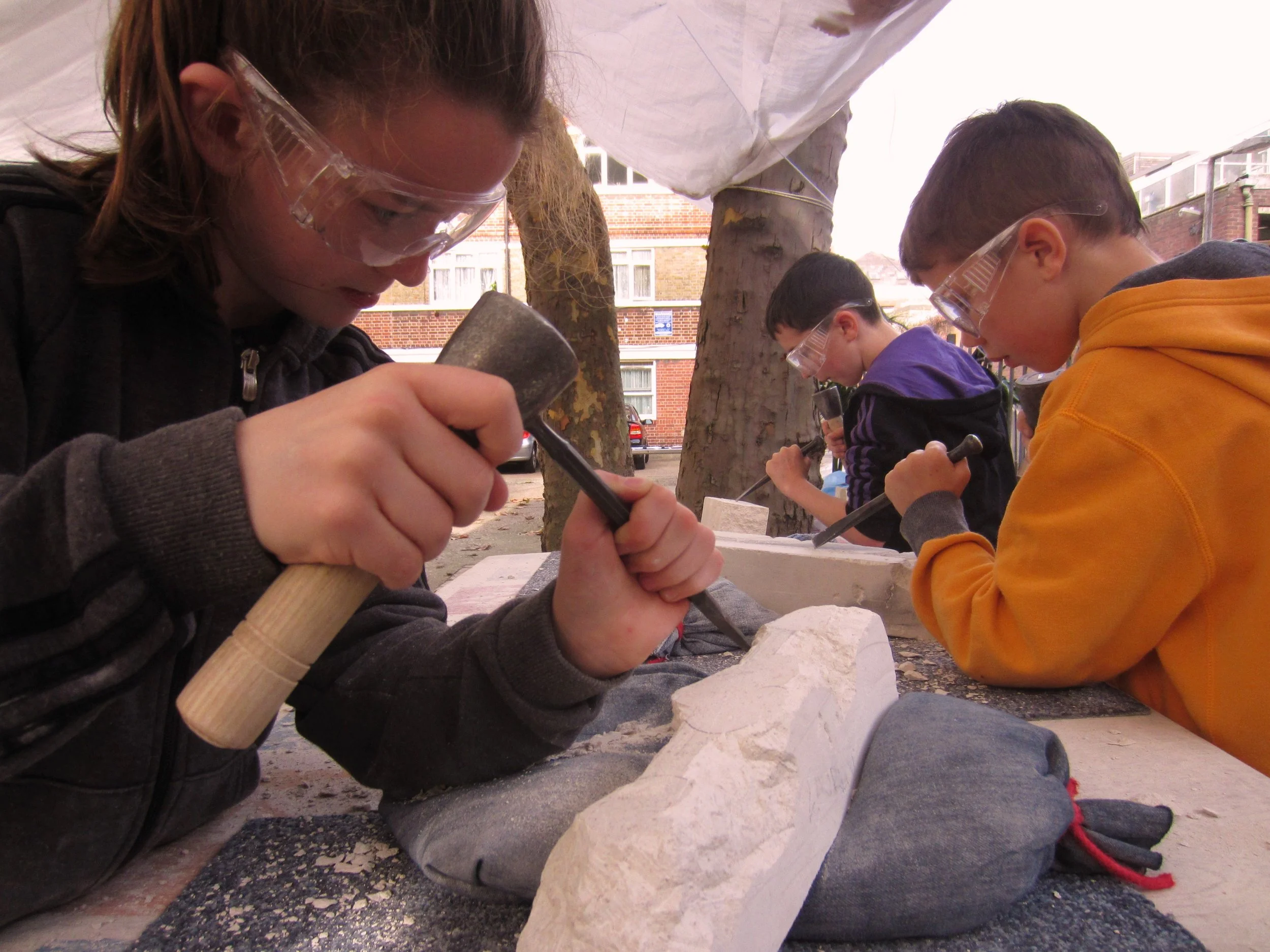 Leathermarket Community Sculpture Workshops - 20th&21st October 2012 (10).JPG