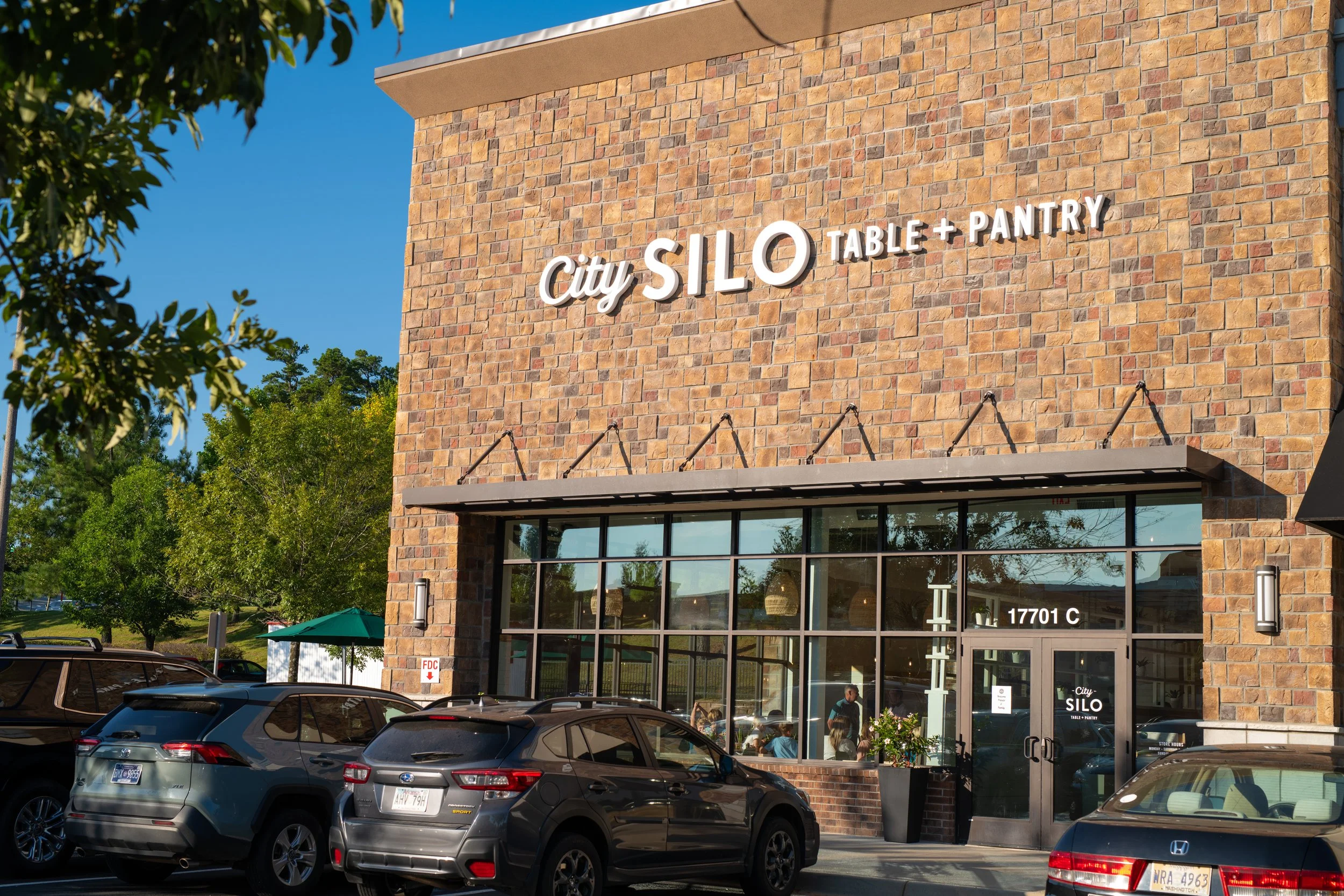 Exterior shot of City Silo