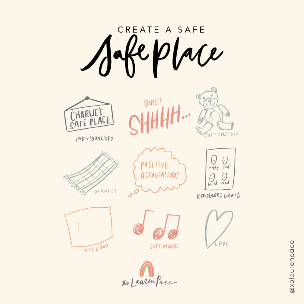 Safe Place Instead Of Time Outs Xo Lauren Pace