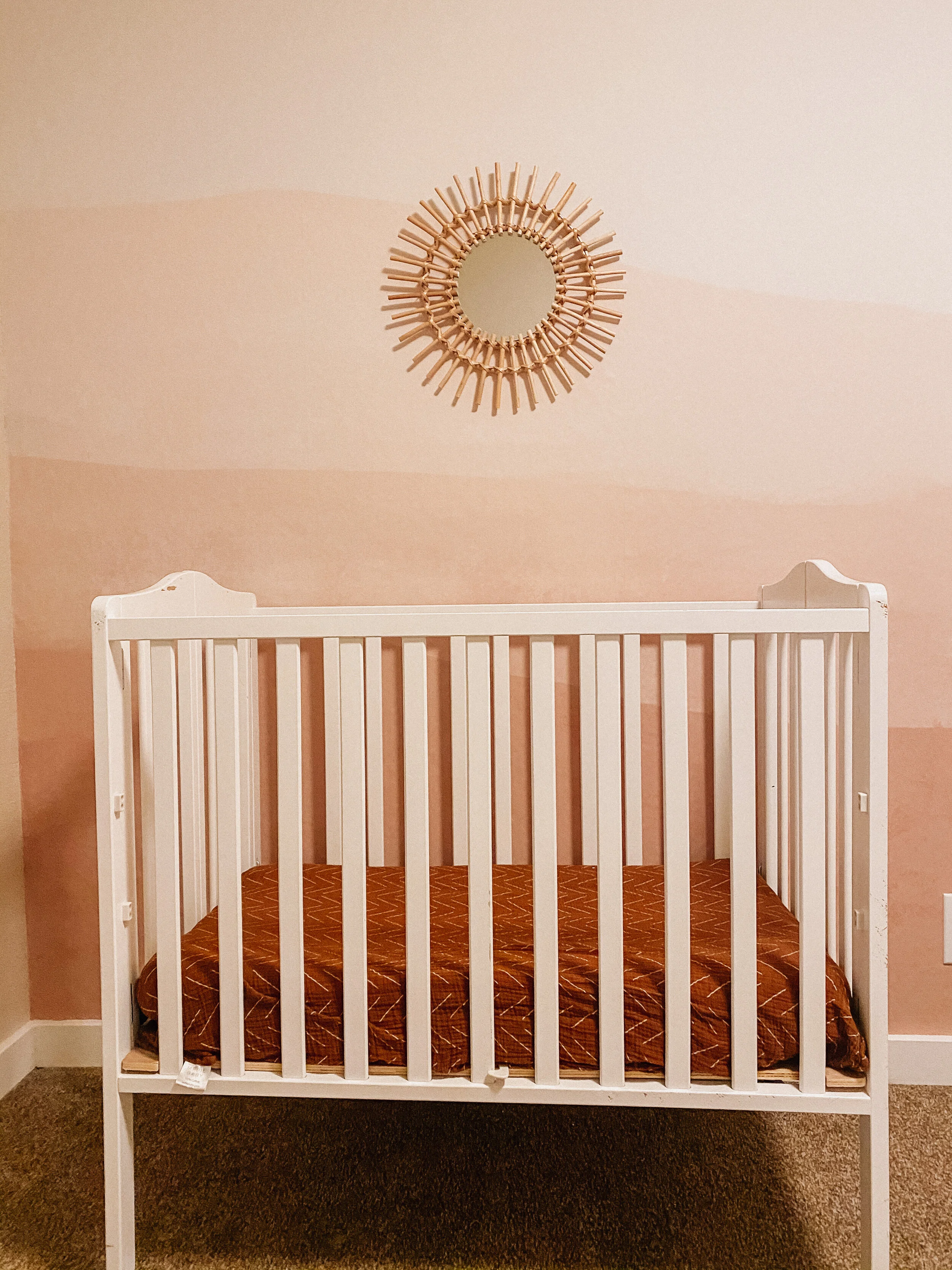 Loomwell Pink Mountain Mural Wallpaper oneroomchallenge — Rising