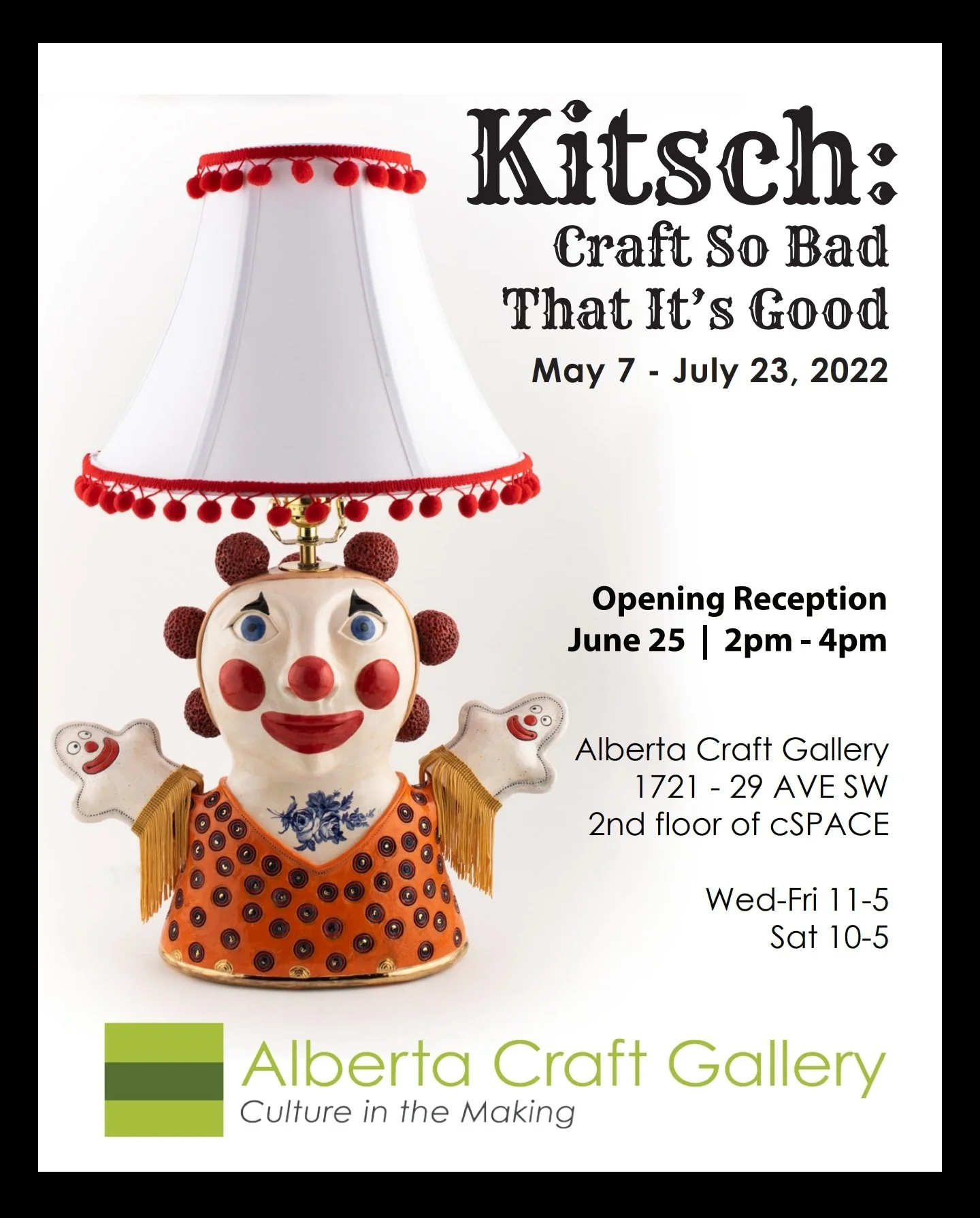 Opening of Kitsch: Craft So Bad That It’s Good