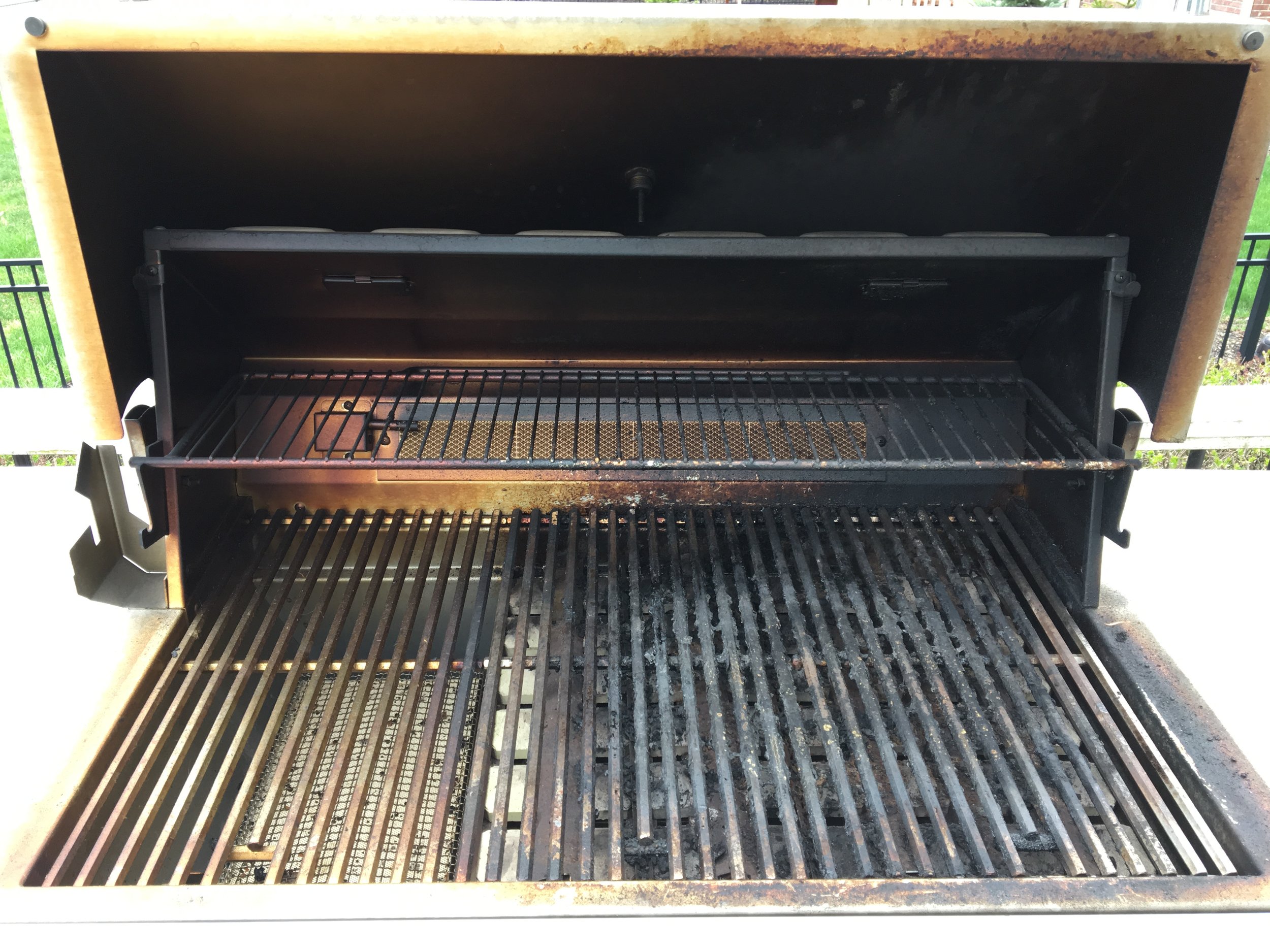 Dramatic results on this beautiful grill at Geist.