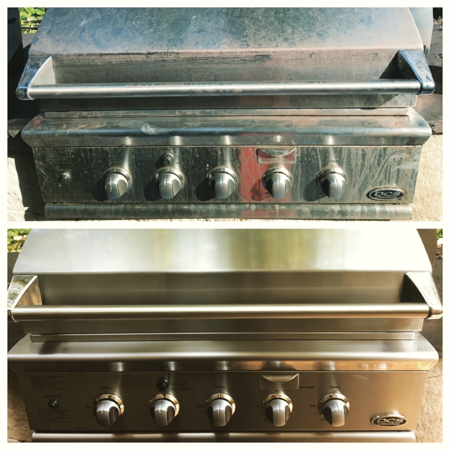We knew there was stainless steel under there somewhere! (Indianapolis)