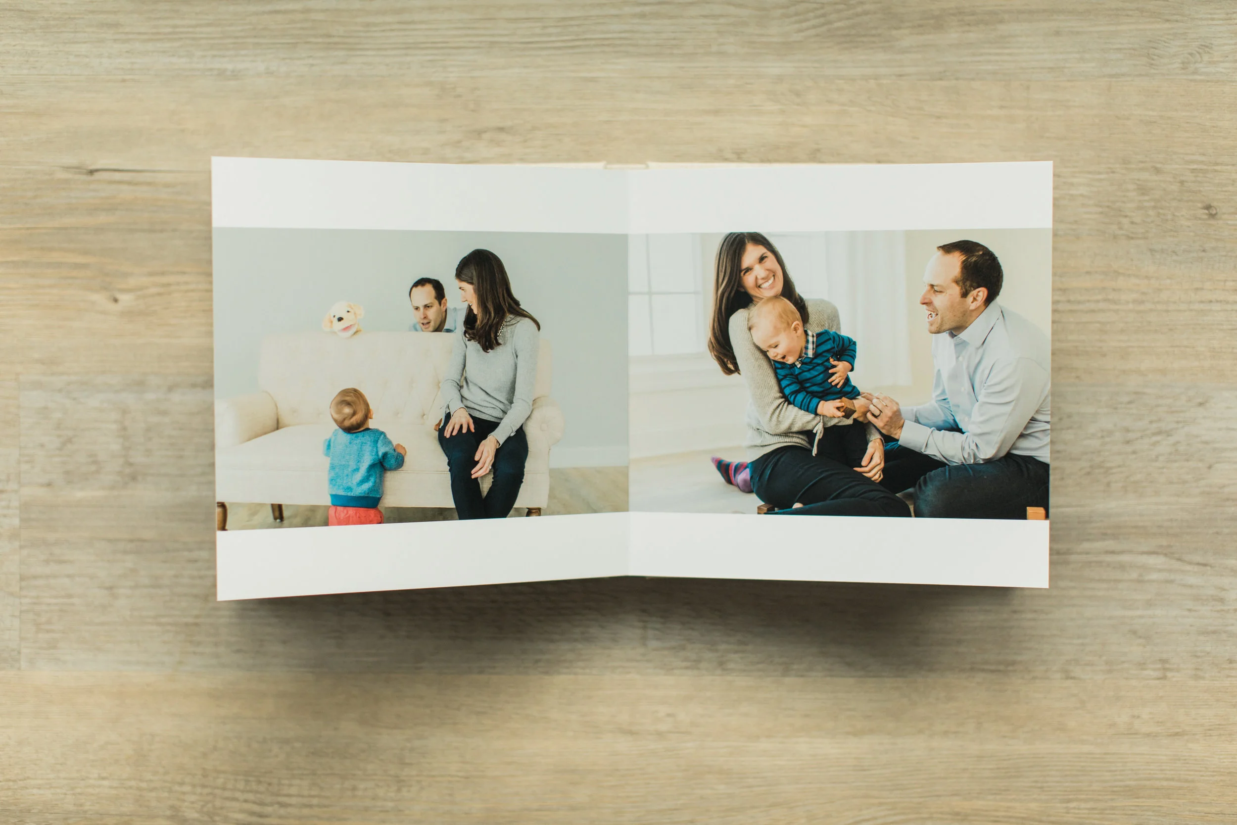 Baby photo album.