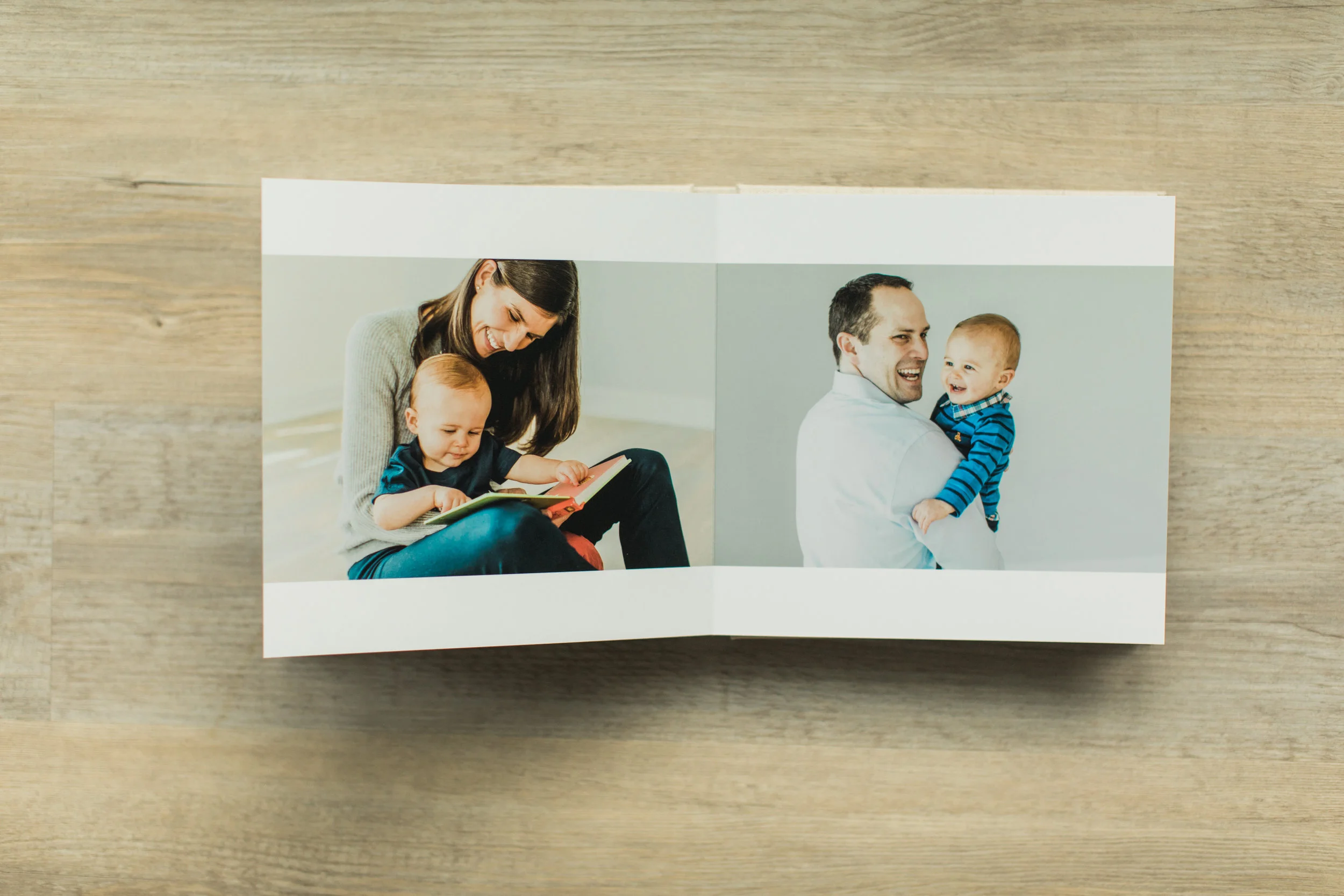 Baby photo album.