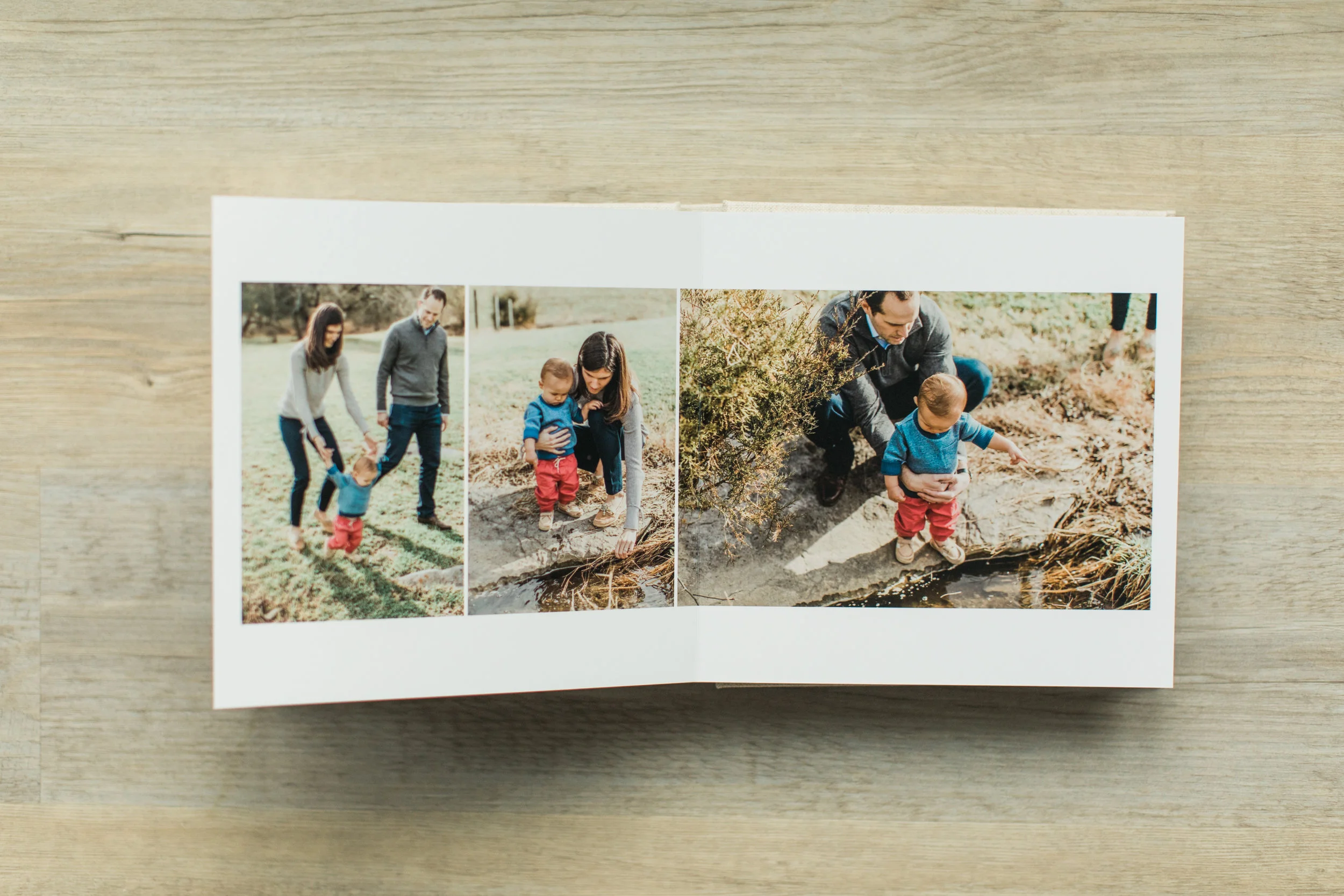 Baby photo album.