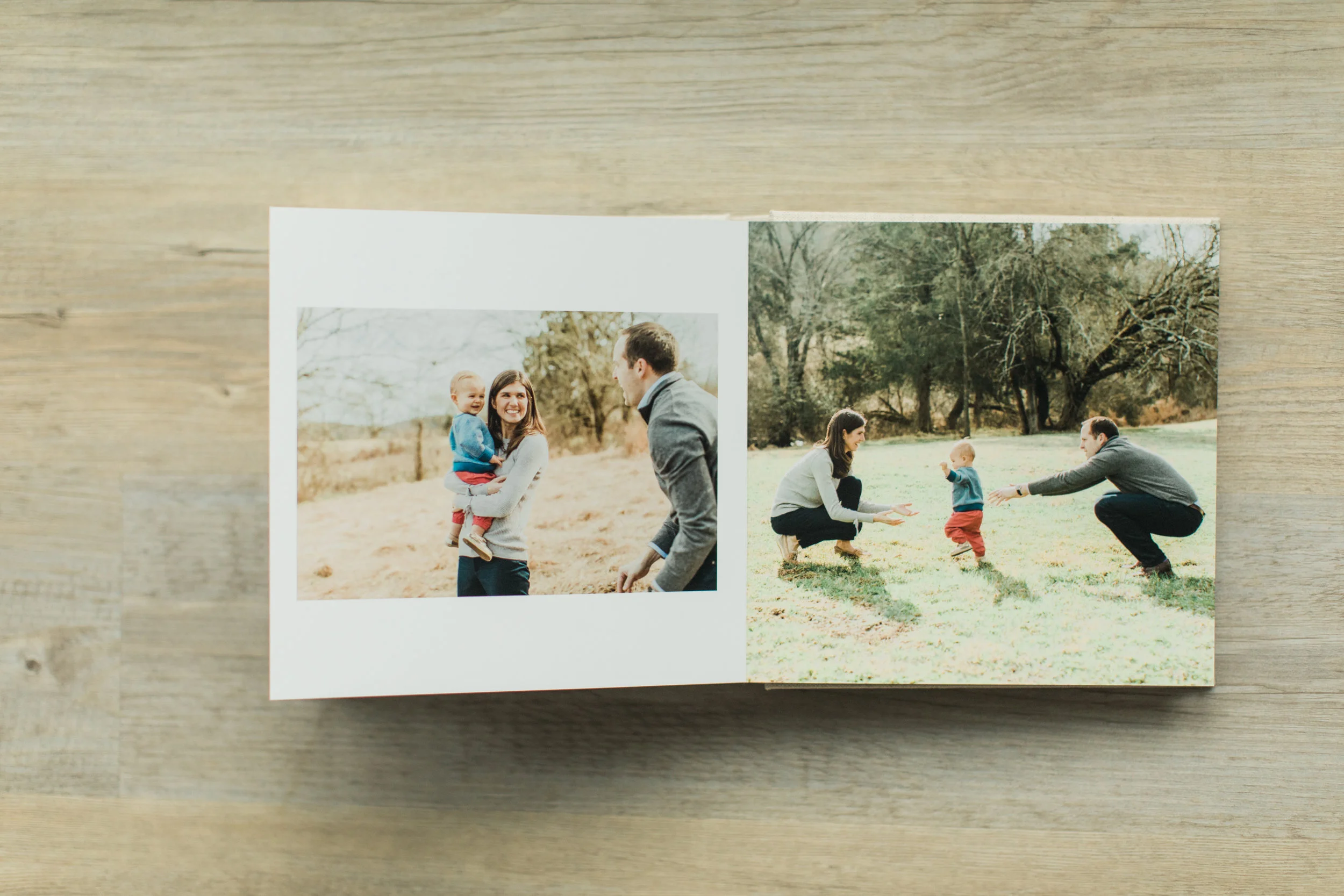 Baby photo album.