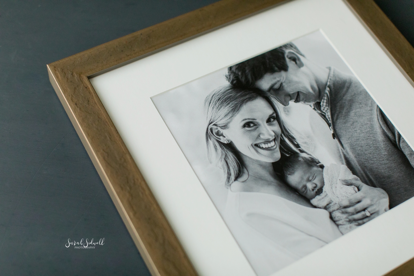Framed Newborn Photos | Baby Evelyn