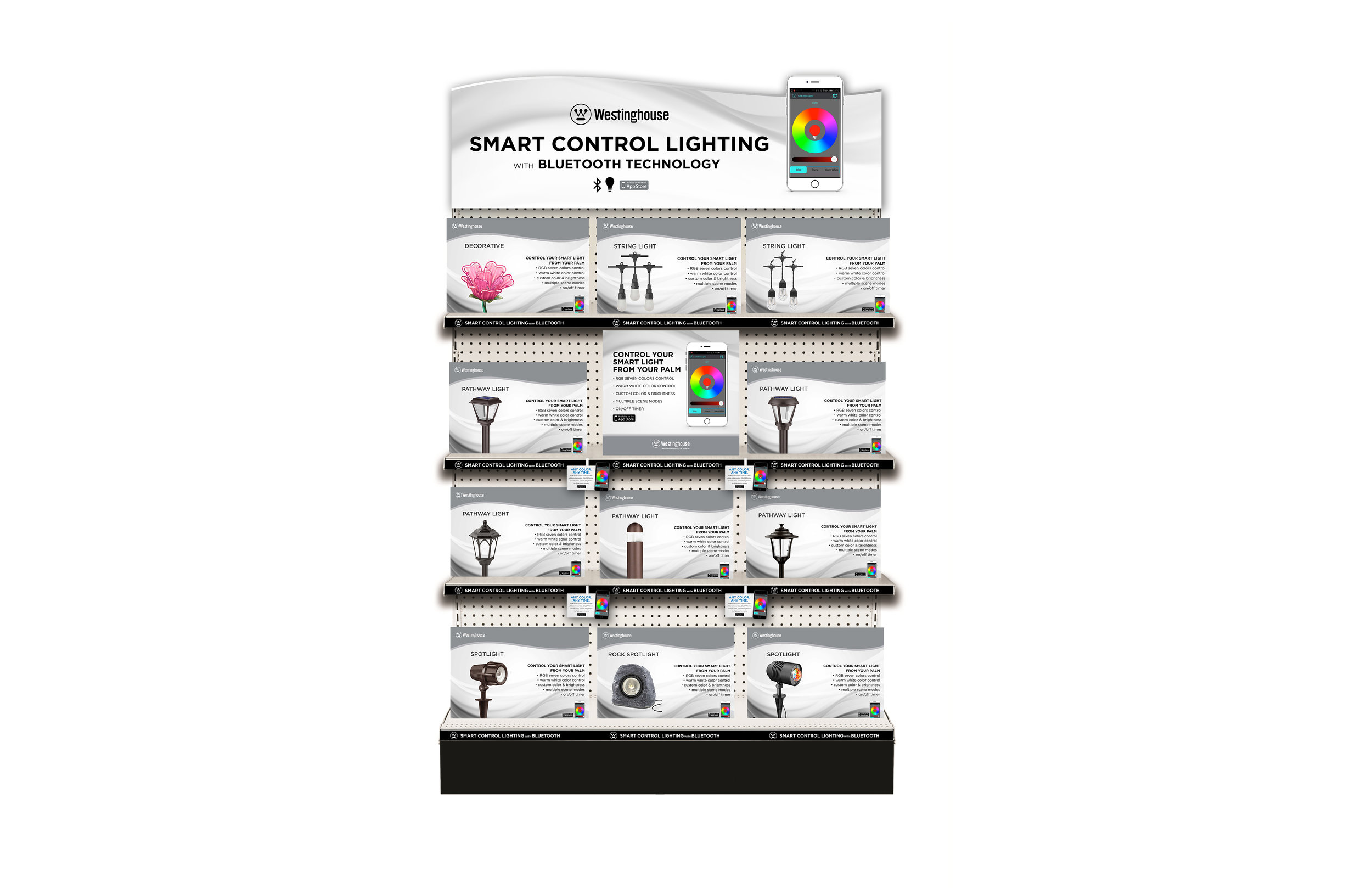 Retail Gondola Planogram // Display & Packaging Design