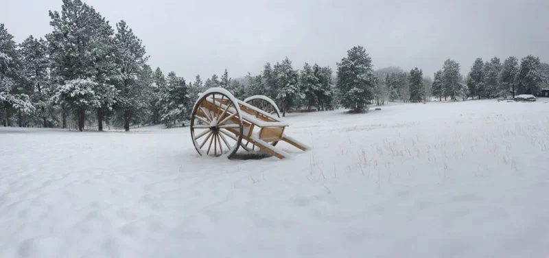 It can snow any time of year!