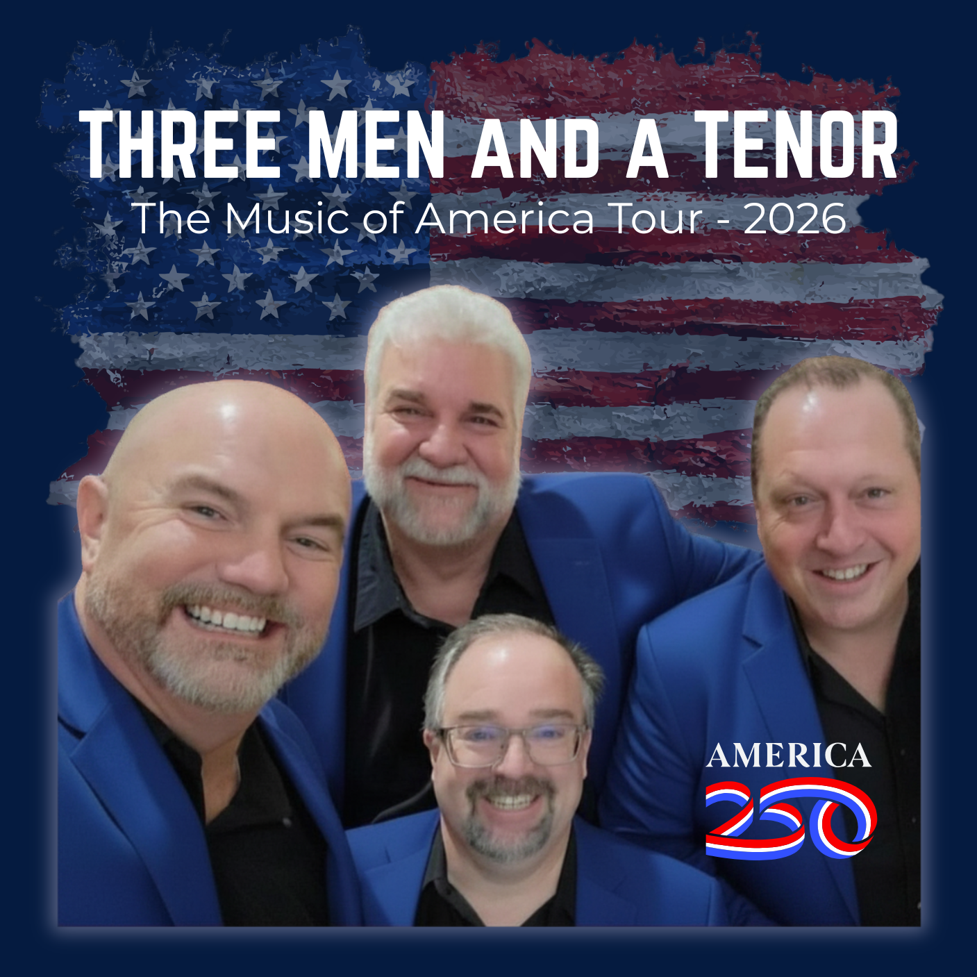 MUSIC OF AMERICA TOUR 2026 - Three Men and a Tenor