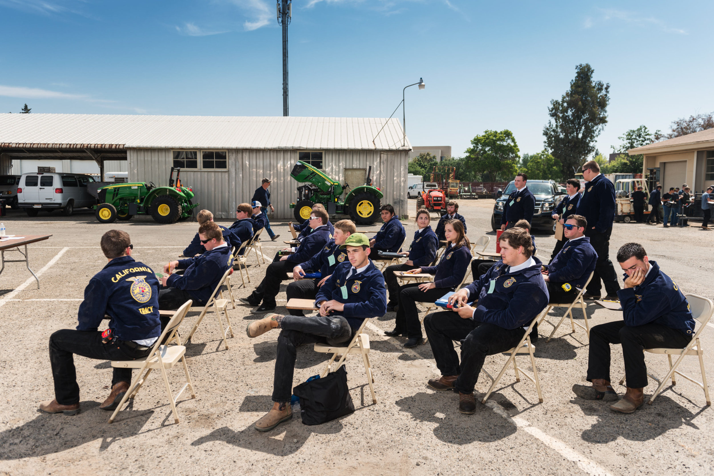   The California Future Farmers of America is trying to bring in more Latino students into the program, with hopes developing an interest in careers in agriculture, as half of all farm laborers and operators in the U.S. are Hispanic. I photographed t