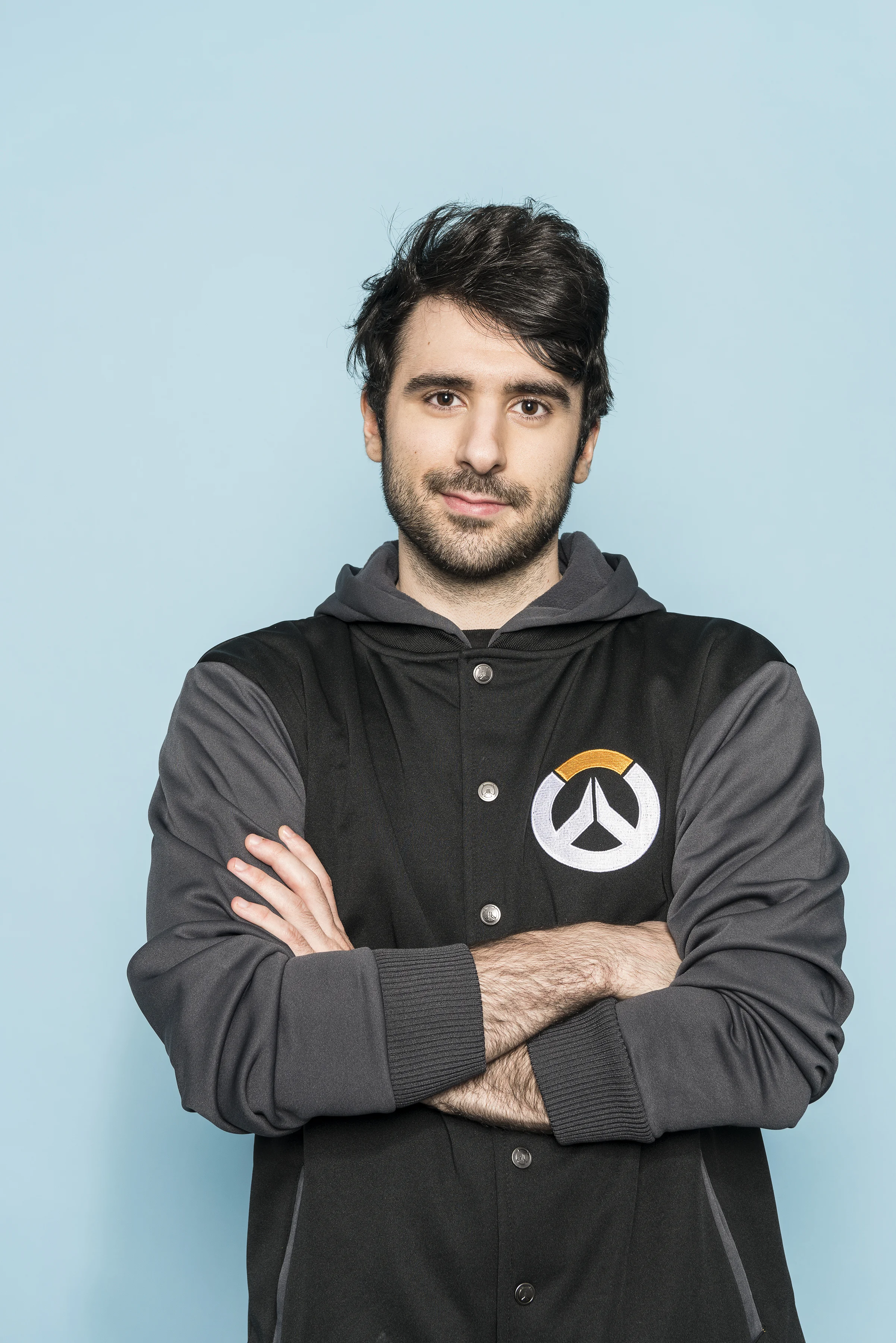 Overwatch is a team-based multiplayer first person shooter computer video game developed by Blizzard Entertainment and was released in May 2016. These professional ESports athletes are a part of teams that are franchises from major cities across the world. The teams function as any major professional sports team would, with sponsors, salaries, bonuses and trainers. Photographed for WIRED Magazine. 