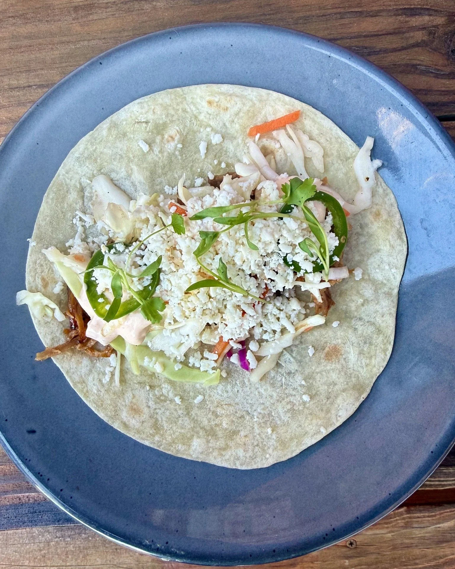 This warm weather + Taco Tuesday = the perfect excuse for an evening at Bar Mash. 🌮

Tonight we have a Sweet and Spicy Pork Taco with Korean BBQ pork, jalape&ntilde;o slaw, chipotle crema, queso fresco, and micro cilantro. Enjoy 2 of these tacos for