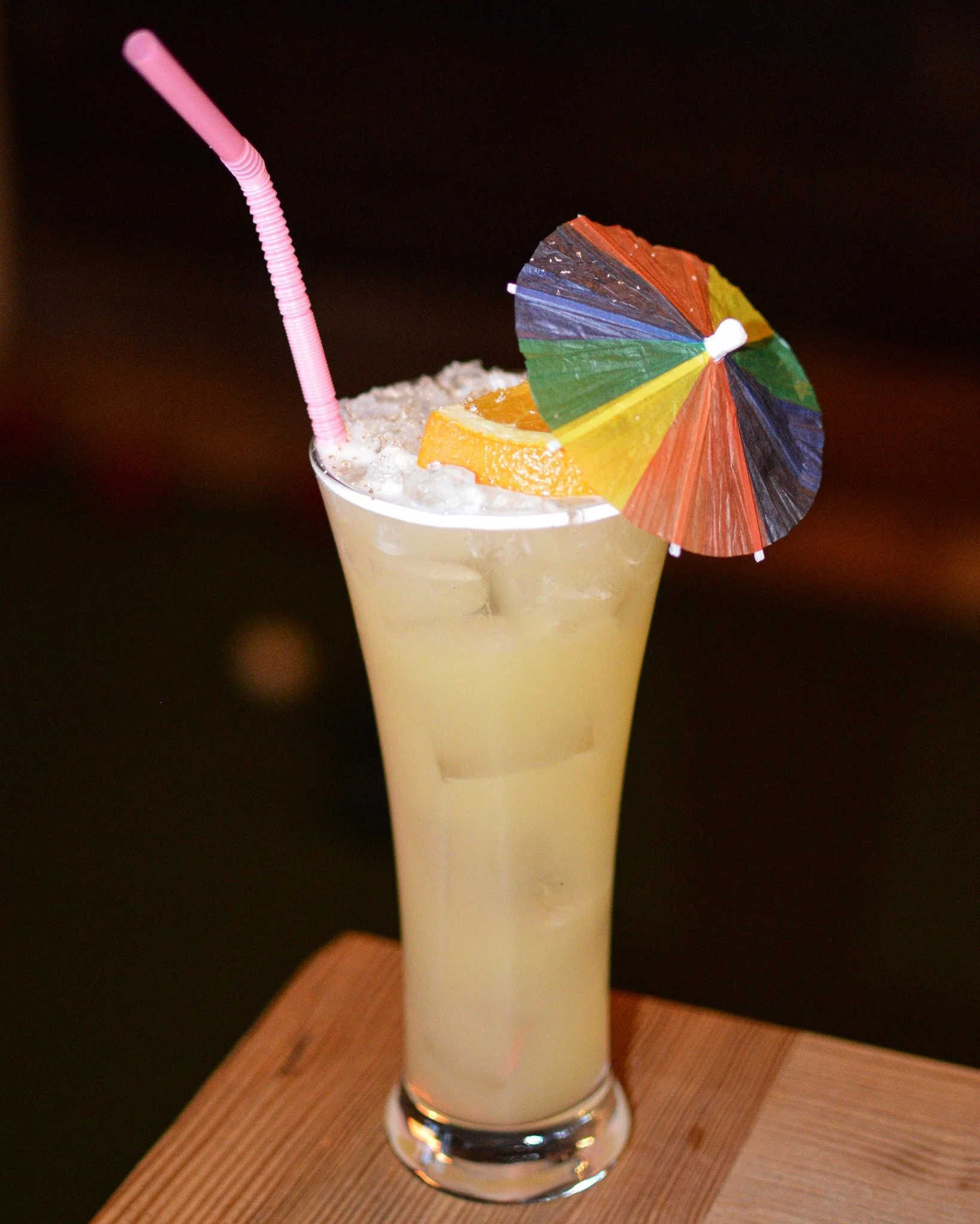 Warmer weather has officially arrived in Charleston, and we are ready. ☀️⛱️

Meet our Slip On This &mdash; a cocktail that tastes less like a drink and more like a one-way ticket to paradise. With @eoddistillery rum blend, banana, lime, coconut orgea