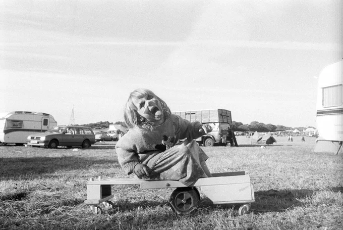Clown Girl, Harvest Fayre Cilgerran Wales 94