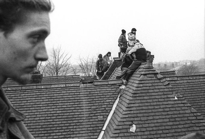 Wanstonia Eviction NoM11 Link Protest, Feb 94