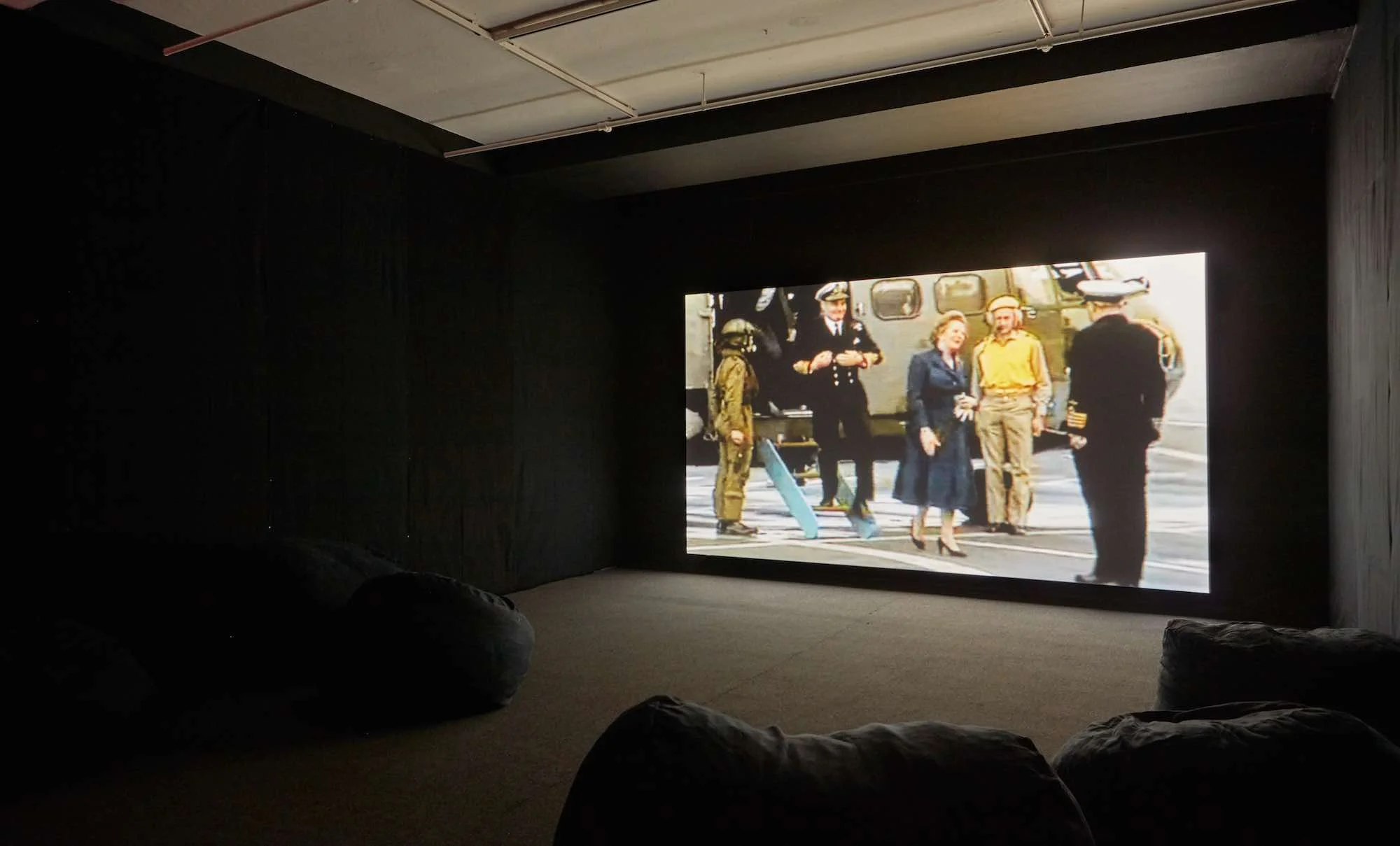 Johan Grimonprez – Installation view of | blue orchids | 2017