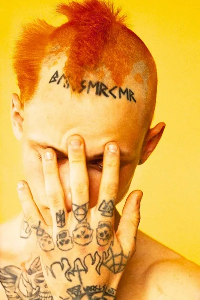 Ryan McGinley – Jasper (Red Mohawk) , 2013