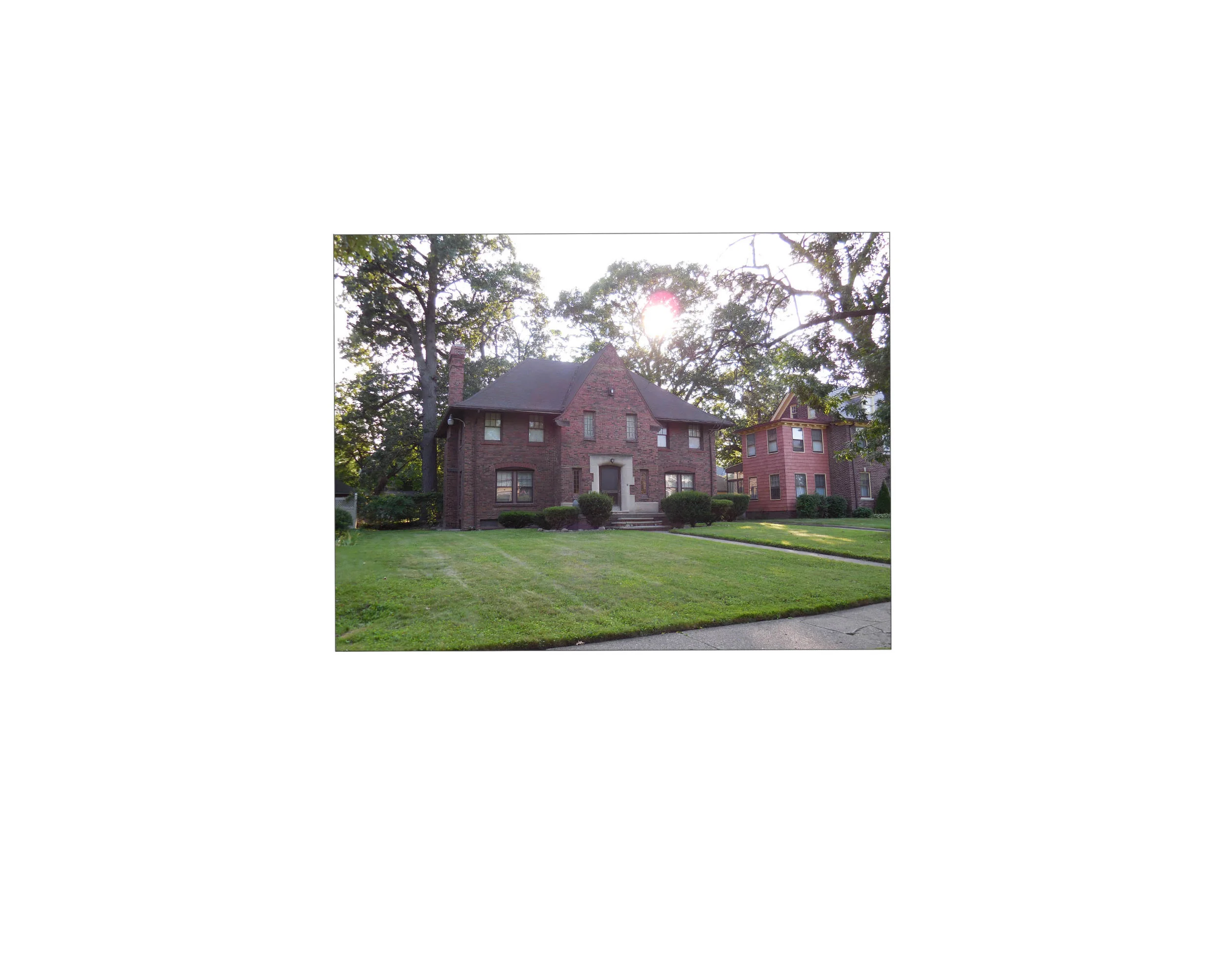 Existing Front Yard