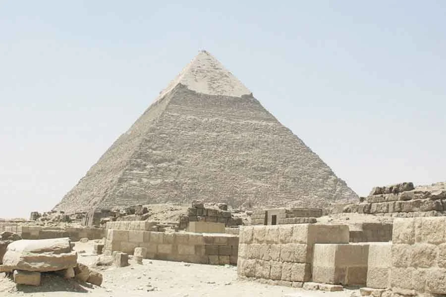 The Great Pyramid of Giza in Luxor.