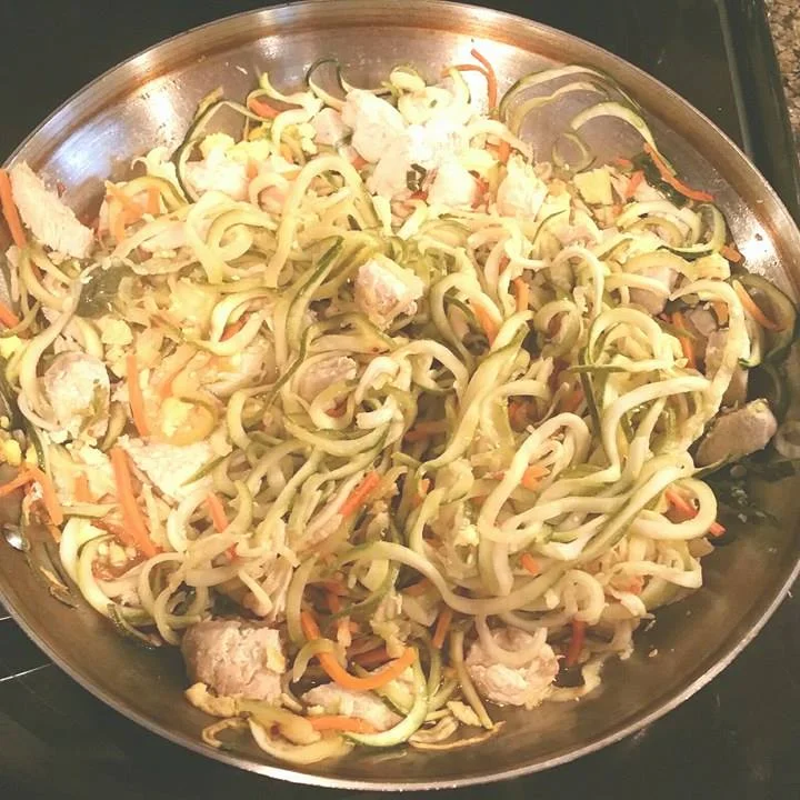 Healthy Chicken Pad Thai