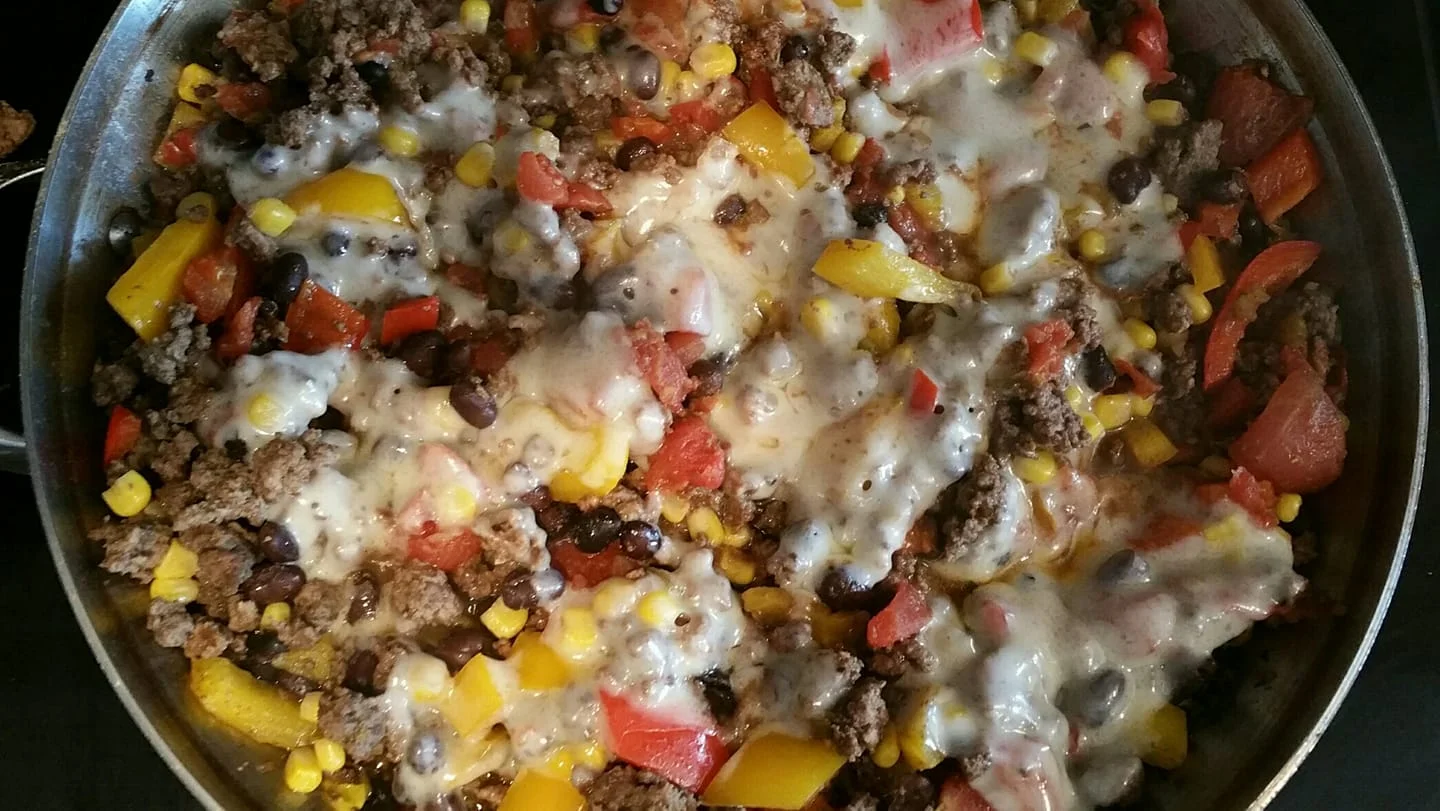 Simple and Healthy Fiesta Chicken Skillet Meal