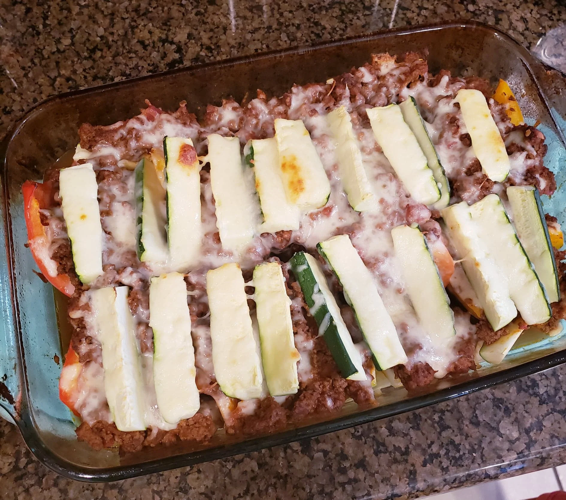 Pepper and Zucchini Lasagna