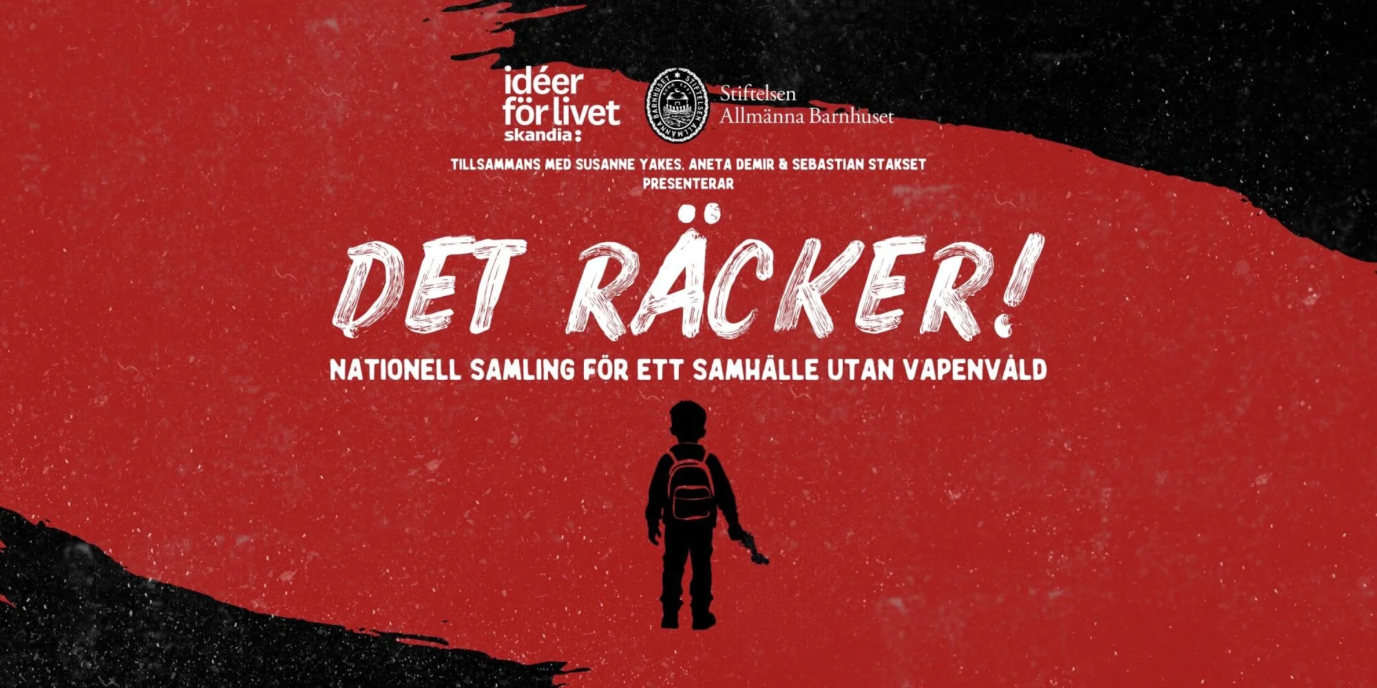      

 
   Manifestation mot vapenvåldet - Stötta du med!  Vissa händelser etsar sig fast i ett land. Sådana som förändrar samtalet, skakar om tryggheten och lämnar ett kollektivt sår efter sig. Mordet på  12-åriga Adriana  och mordet på  Mikael  – 